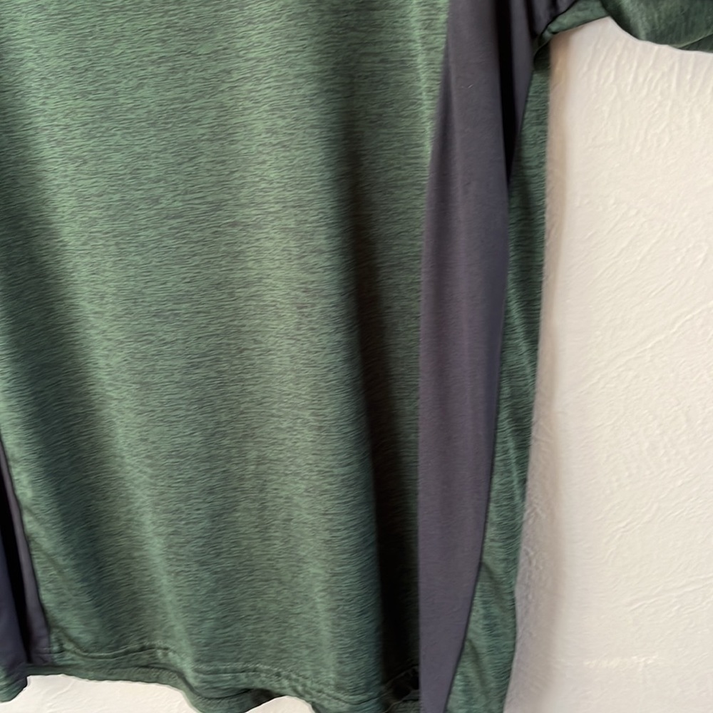 Real Essentials men’s size XL pullover polyester spandex shorts sleeves green - Picture 5 of 12